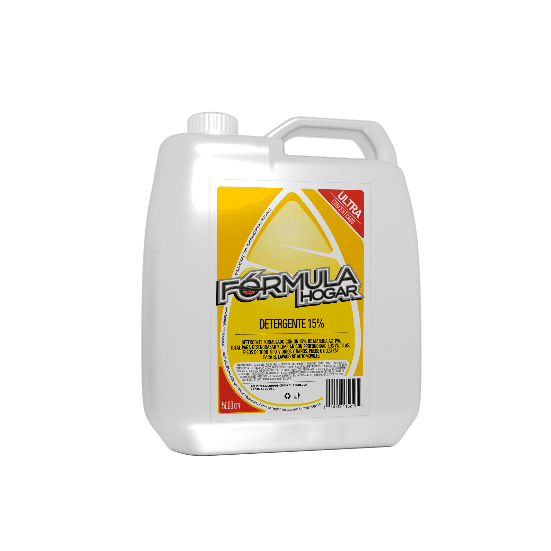 Detergente 15%